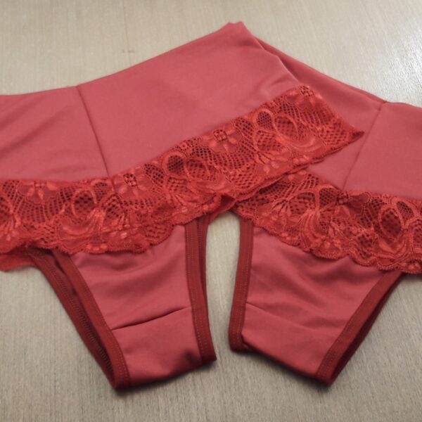 Calça Cós Duplo Detalhe Renda - Image 3